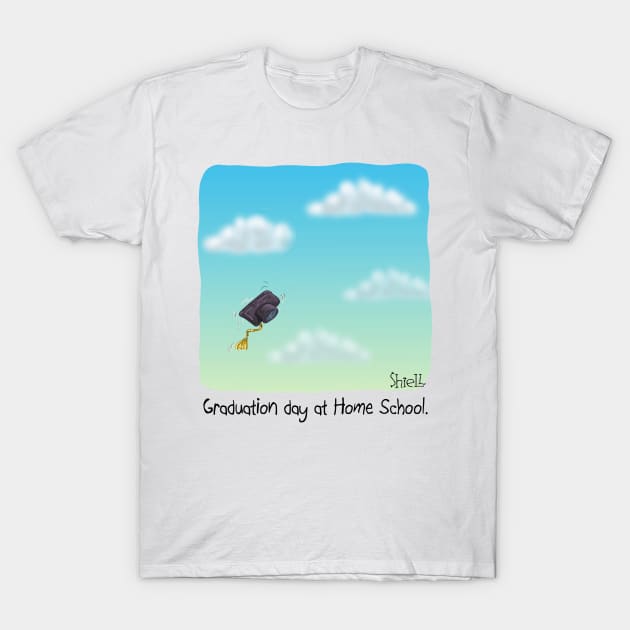 Home School Grad T-Shirt by macccc8